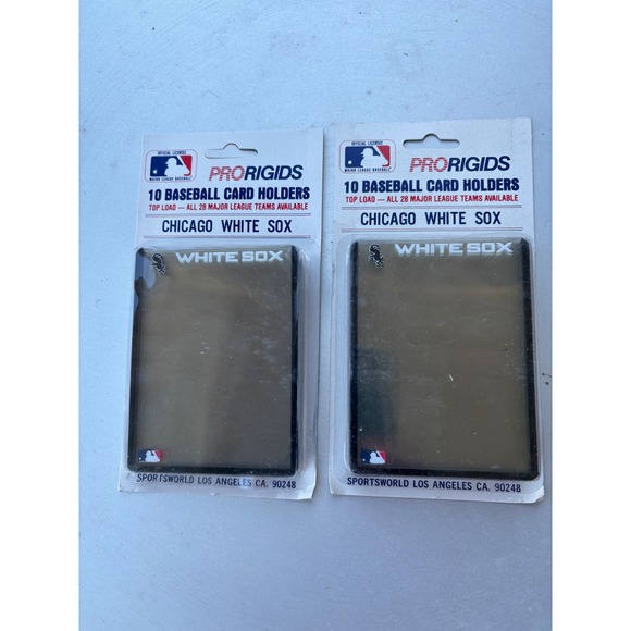 ProRigids Other - Vintage ProRigids Chicago White Sox Baseball Card Holders 2 Packs 20 Total MLB